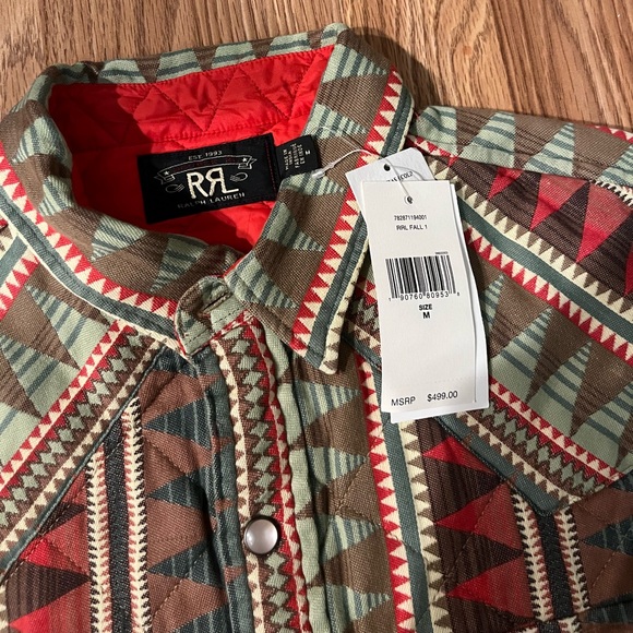 Ralph Lauren Double RL Button Down Jacket 🔥 - Picture 5 of 10